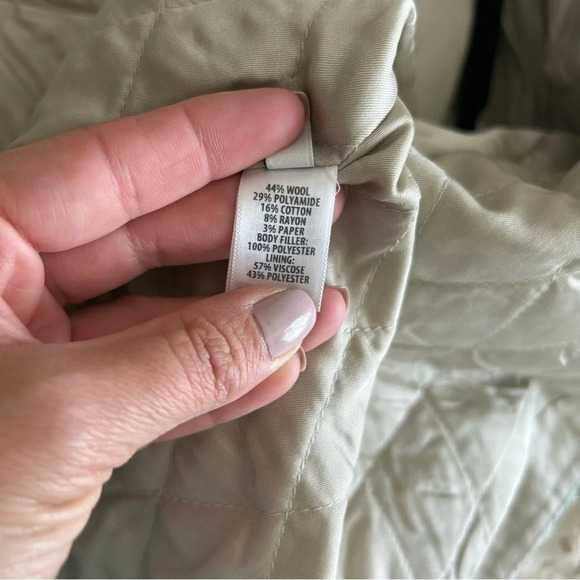 NWT $1695 St. John Eyelash Slub Tweed Knit Collar Quilted Jacket Shacket S - Picture 13 of 16